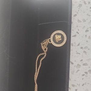 Authentic Versace Medusa medallion necklace